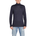 Calvin Klein Blue Wool Turtleneck CA-14587200128-IT52 | XL