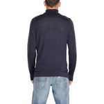 Calvin Klein Blue Wool Turtleneck CA-14587200128-IT52 | XL