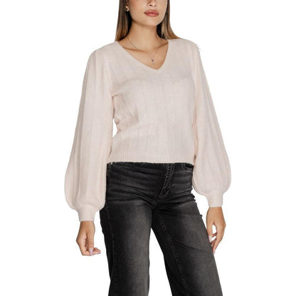 Guess Pink Polyester Sweater