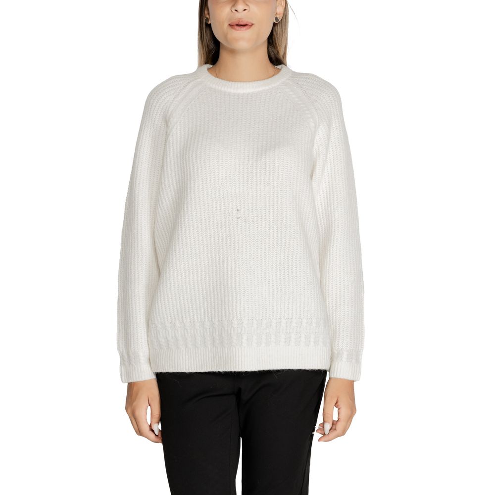Guess White Polyester Sweatshirt