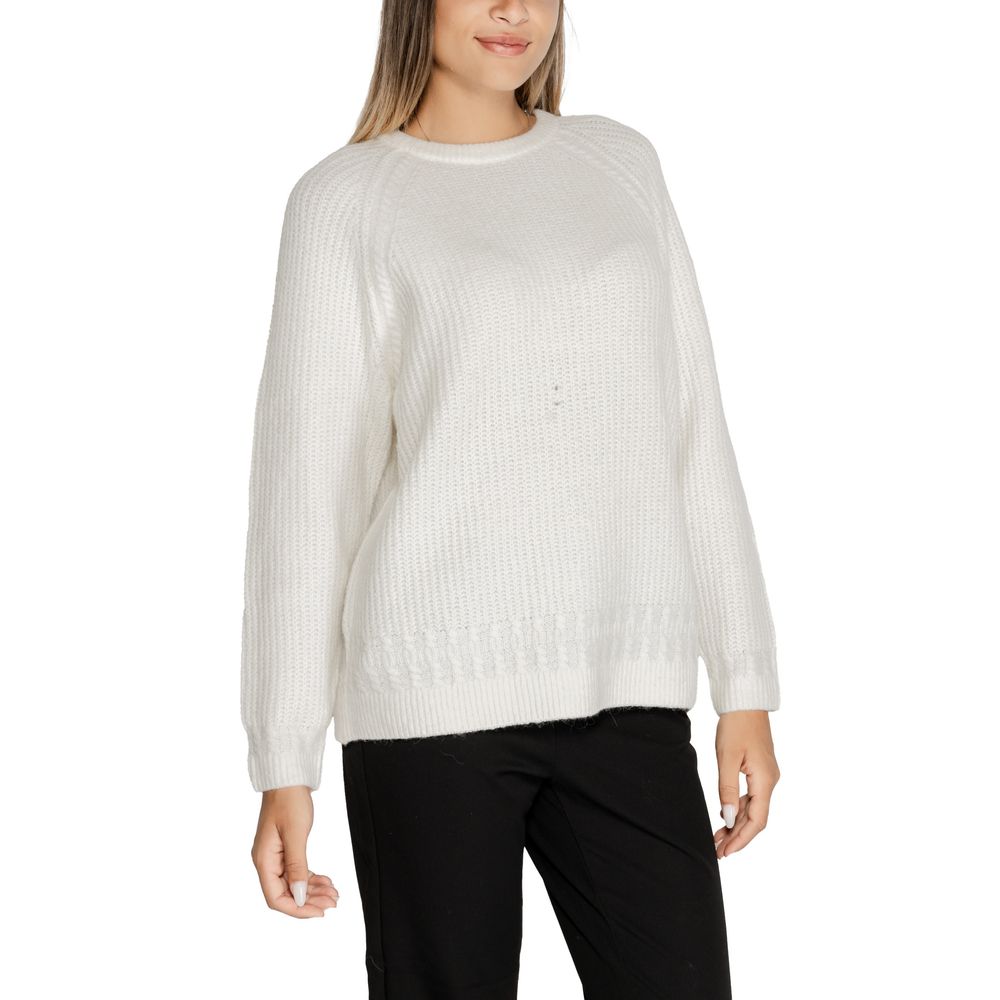 Guess White Polyester Sweatshirt