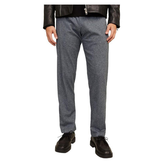 Jack Jones Gray Cotton Pant JA-14846100136-IT42 | XS