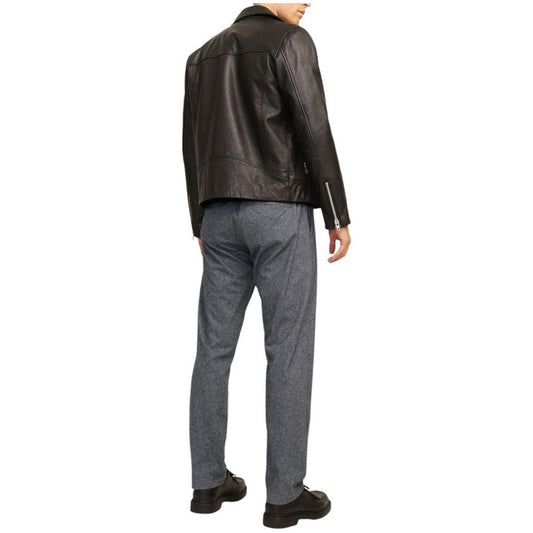Jack Jones Gray Cotton Pant JA-14846100136-IT42 | XS
