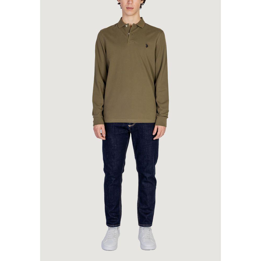U.S. POLO ASSN. Green Cotton Long Sleeve US-15187600149-IT44 | S