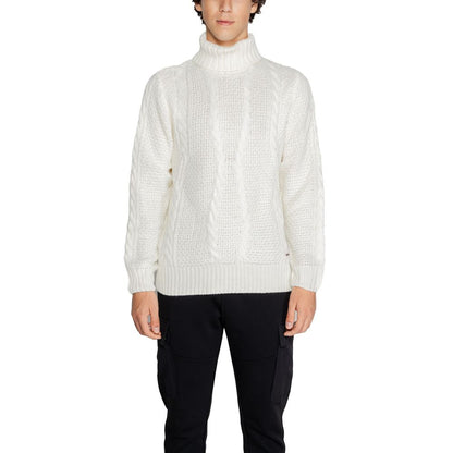 Gianni Lupo White Polyester Turtleneck