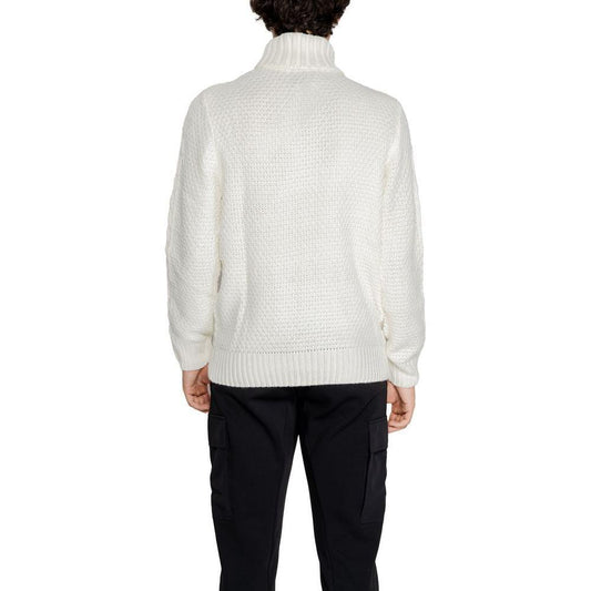 Gianni Lupo White Polyester Sweater GI-14786900008-IT52 | XL