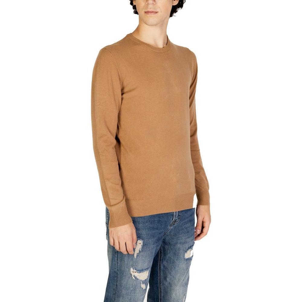 Gianni Lupo Brown Polyester Sweater GI-14787800140-IT54 | XXL