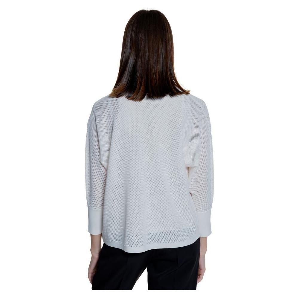 Street One White Viscose Cardigan ST-14510000008-34 | XXS