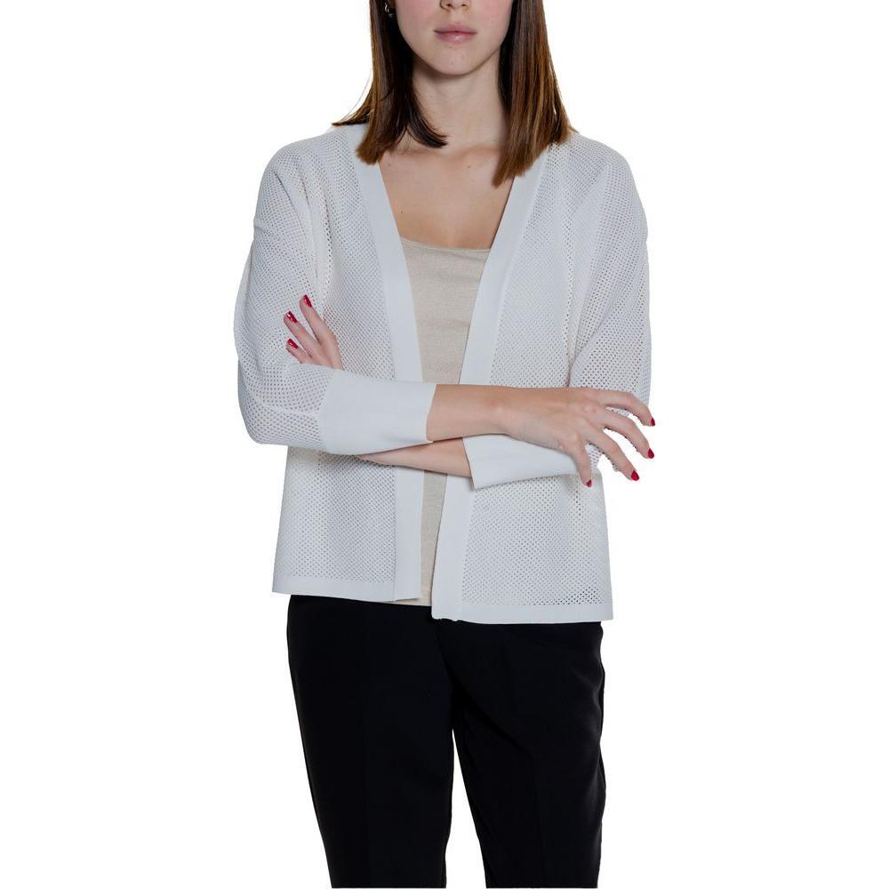 Street One White Viscose Cardigan ST-14510000008-34 | XXS