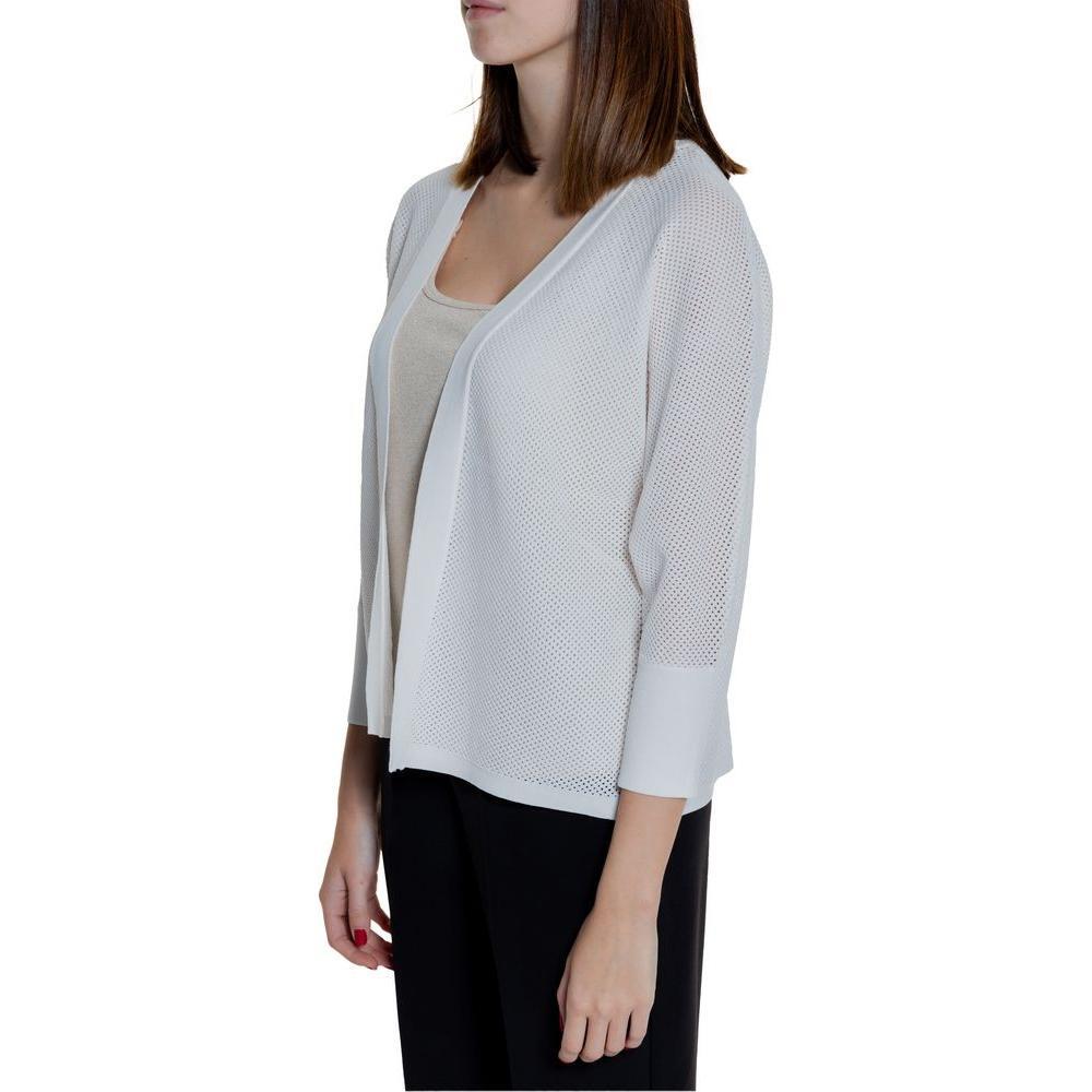 Street One White Viscose Cardigan ST-14510000008-34 | XXS