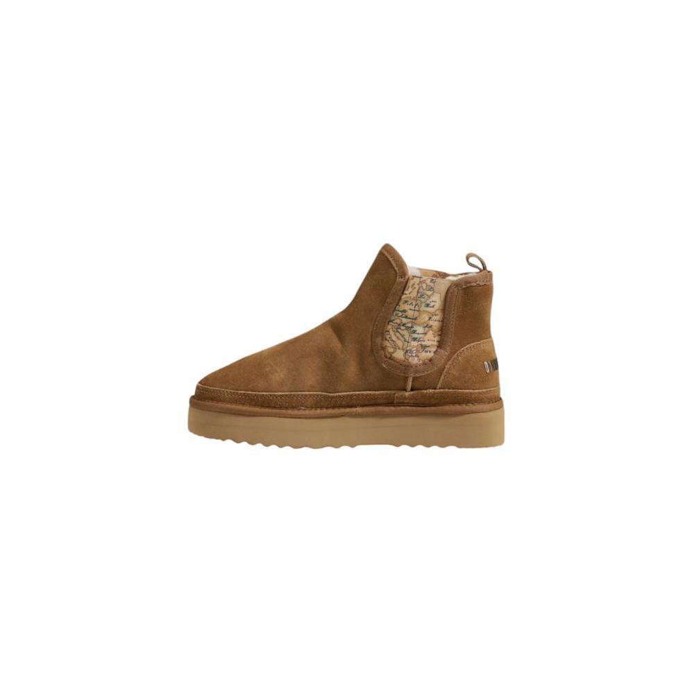 Alviero Martini Prima Classe Beige Leather Ankle AL-14626000127-EU40/US10