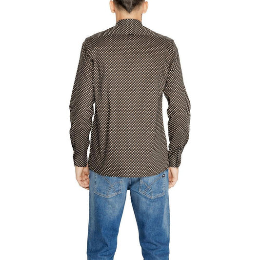 Antony Morato Brown Cotton Shirt AN-14637800140-IT46 | S