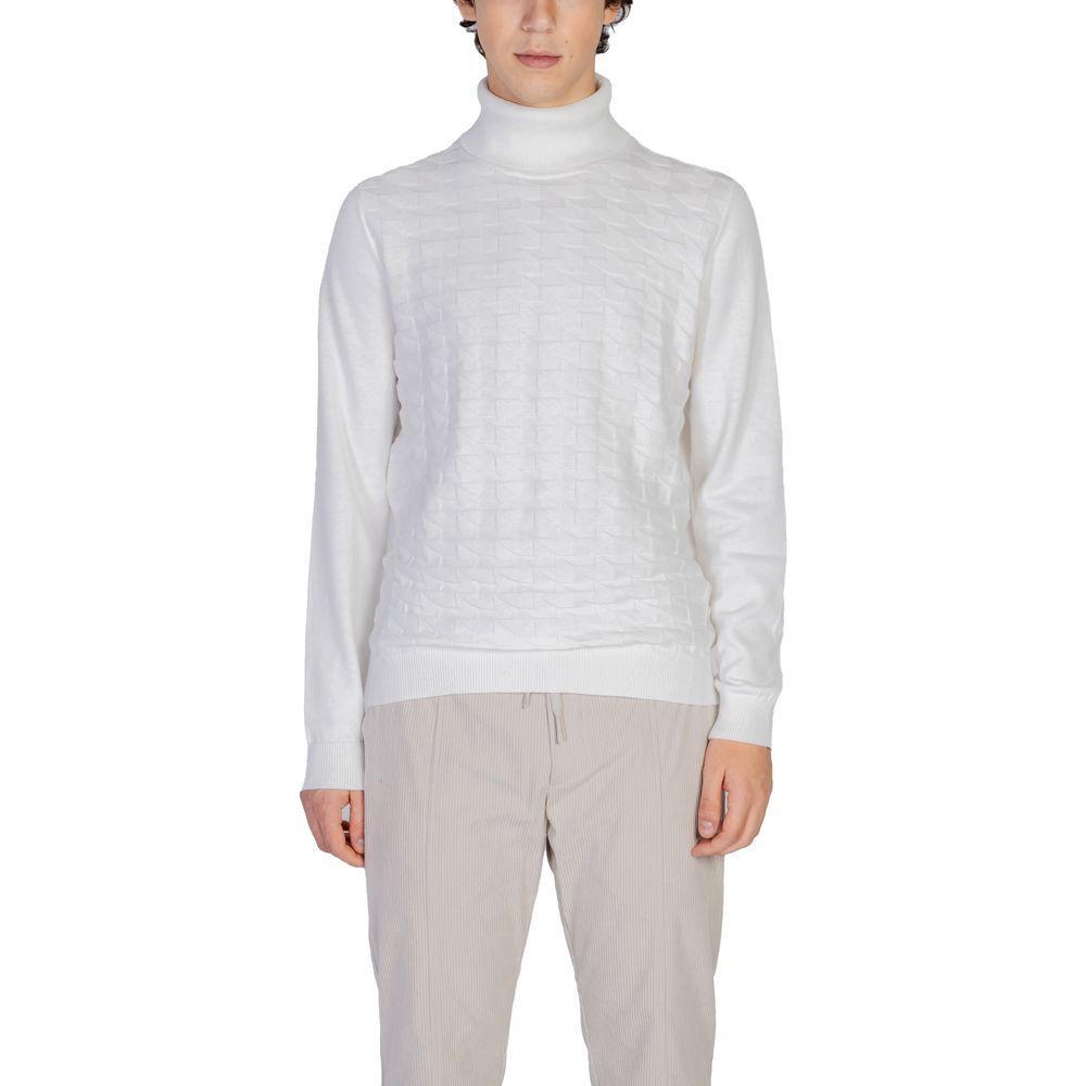 Antony Morato White Cotton Turtleneck AN-14638800008-IT48 | L