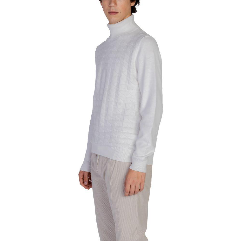 Antony Morato White Cotton Turtleneck AN-14638800008-IT48 | L