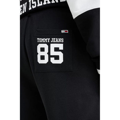 Tommy Hilfiger Jeans Black Cotton Joggers Workout Pant