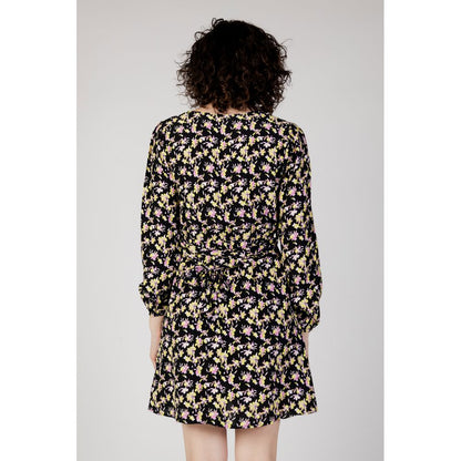 Jacqueline De Yong Black Viscose Short Dress