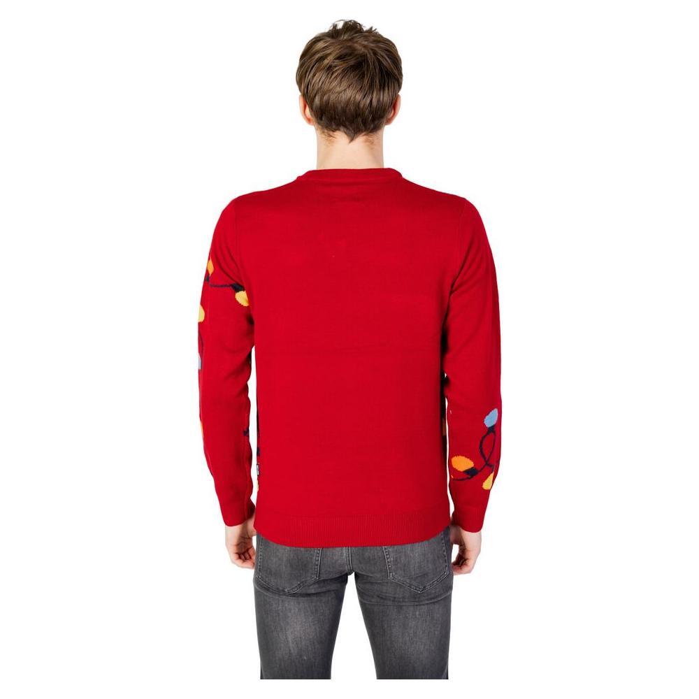 Only & Sons Red Marabou Sweater ON-11467400146-IT44 | S