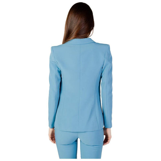 Rinascimento Turquoise Polyester Blazer RI-12022500679-IT42|M