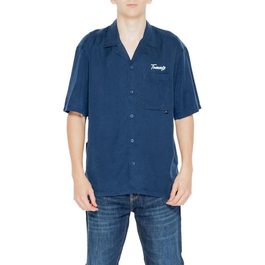 Tommy Hilfiger Jeans Blue Lyocell Shortsleeve TO-13216800010-IT46 | M