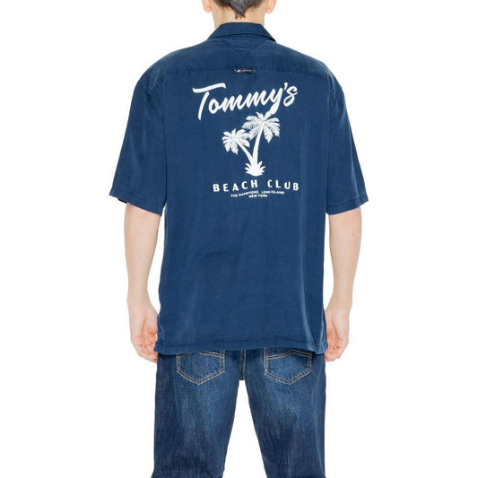 Tommy Hilfiger Jeans Blue Lyocell Shortsleeve TO-13216800010-IT46 | M