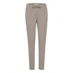 ICHI Gray Polyester Pant