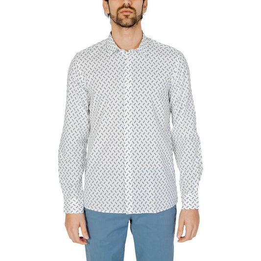 Antony Morato White Viscose Shirt AN-13369100008-IT46 | S