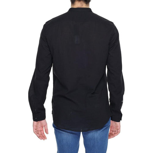 Antony Morato Black Cotton Shirt AN-13369900009-IT54 | XXL