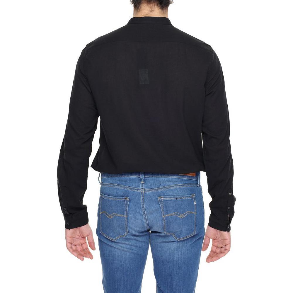 Antony Morato Black Cotton Shirt AN-13369900009-IT54 | XXL