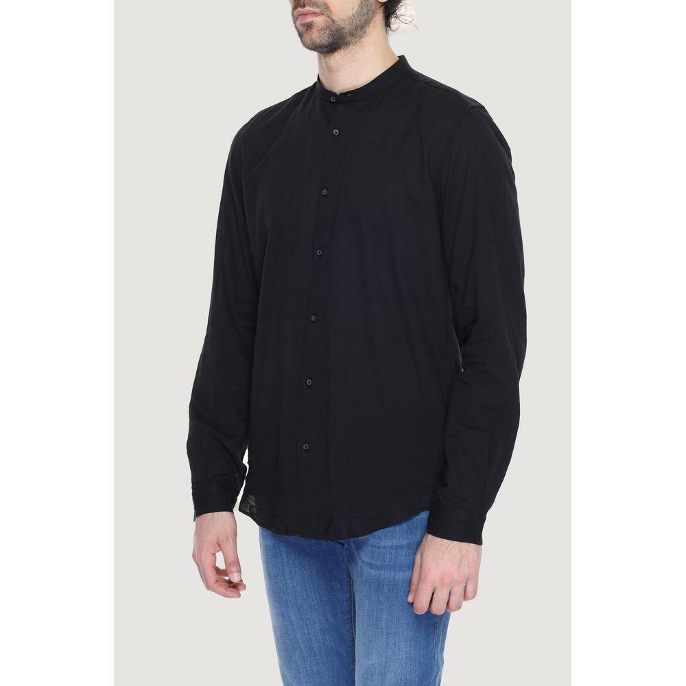 Antony Morato Black Cotton Shirt AN-13369900009-IT54 | XXL