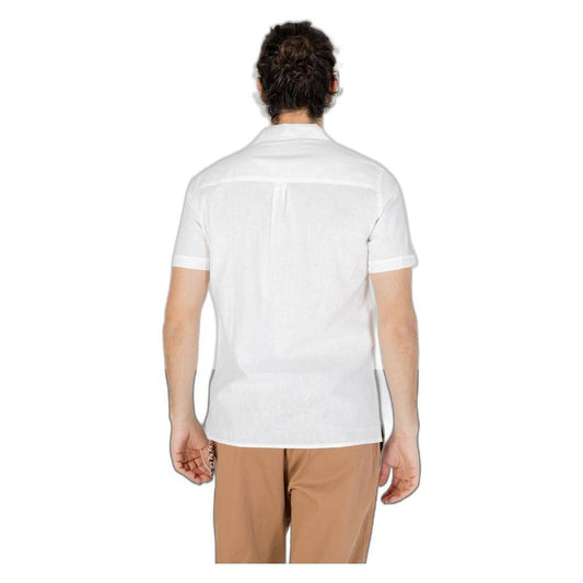 Hamaki-Ho White Linen Shortsleeve HA-13516300008-IT48 | L