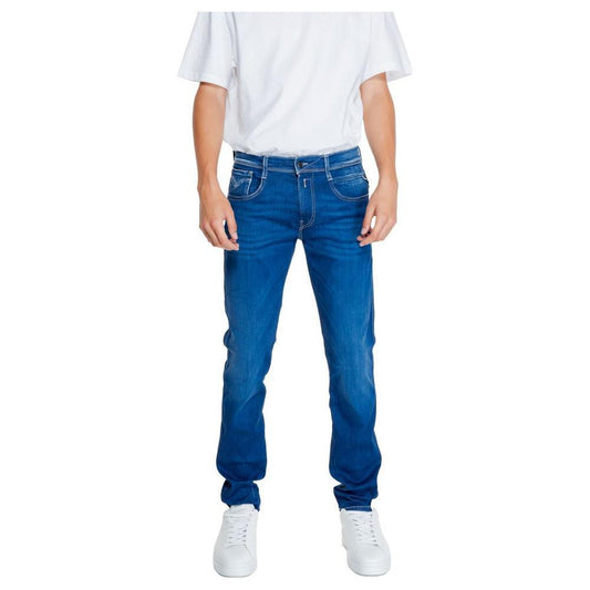 Replay Blue Cotton Relaxed Fit Jean RE-14826000237-W36 | L34