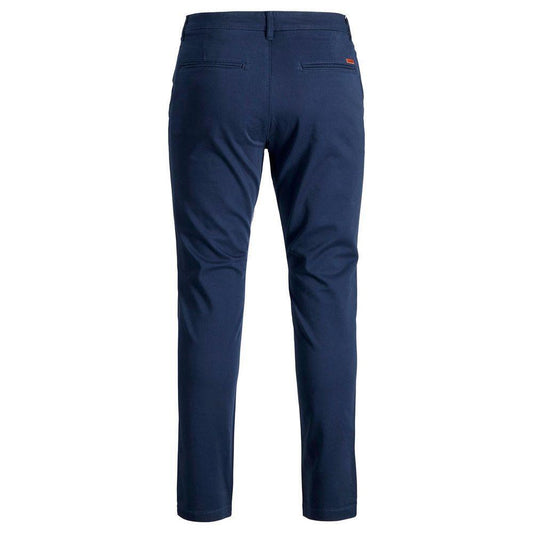 Jack Jones Blue Cotton Skinny Pant JA-2750500128-W28 | L30
