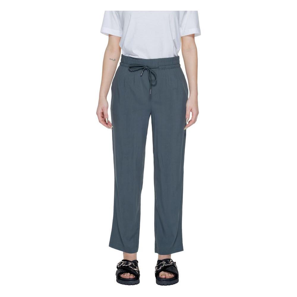 Street One Green Viscose Pant ST-14204802482-W46 | L28