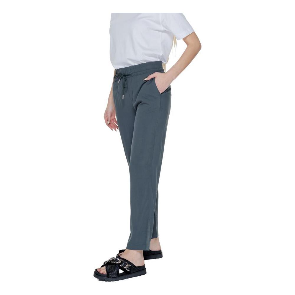 Street One Green Viscose Pant ST-14204802482-W46 | L28