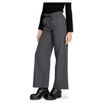 Jacqueline De Yong Gray Cotton Pant JA-14835300153-M/32