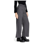 Jacqueline De Yong Gray Cotton Pant JA-14835300153-M/32