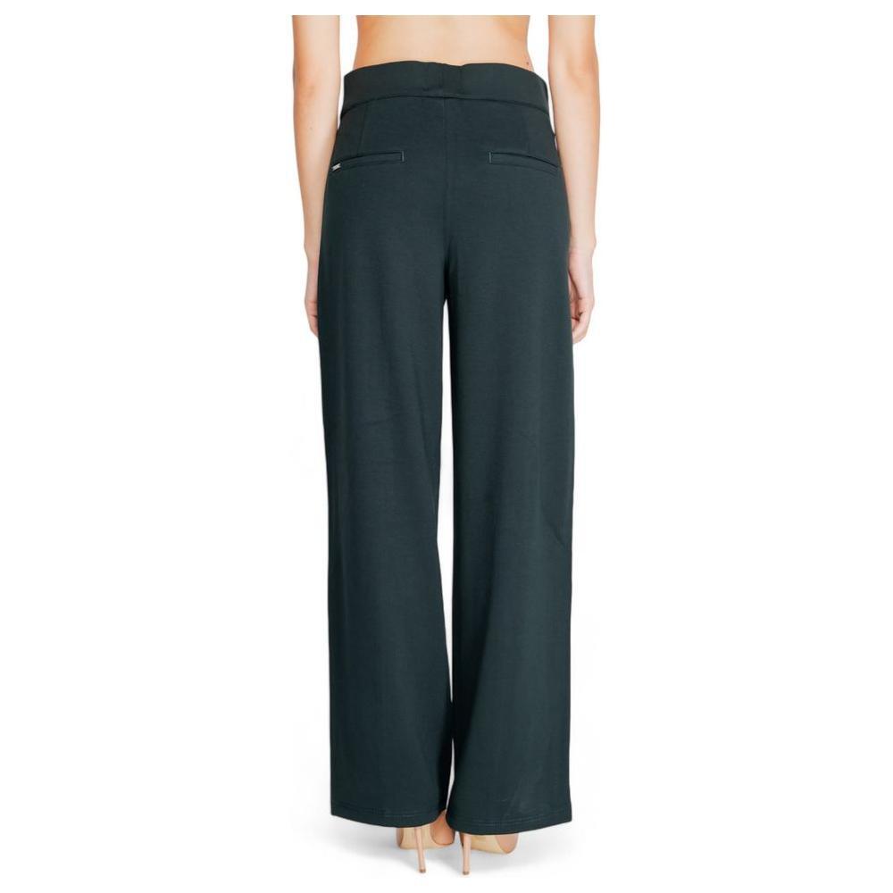 Street One Green Viscose Pant ST-15192600150-W46 | L30