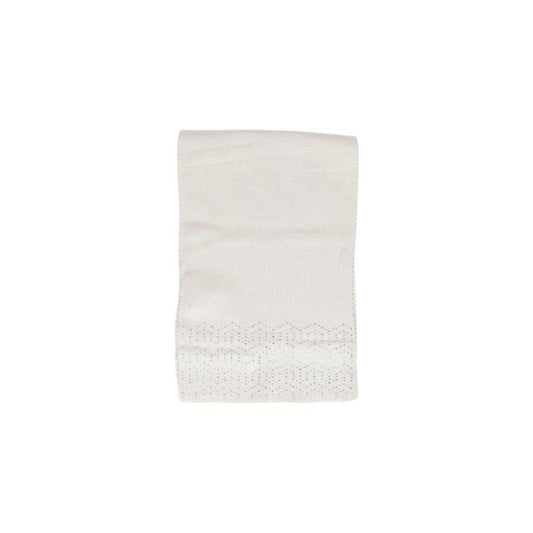 Pieces Beige Polyester Scarf