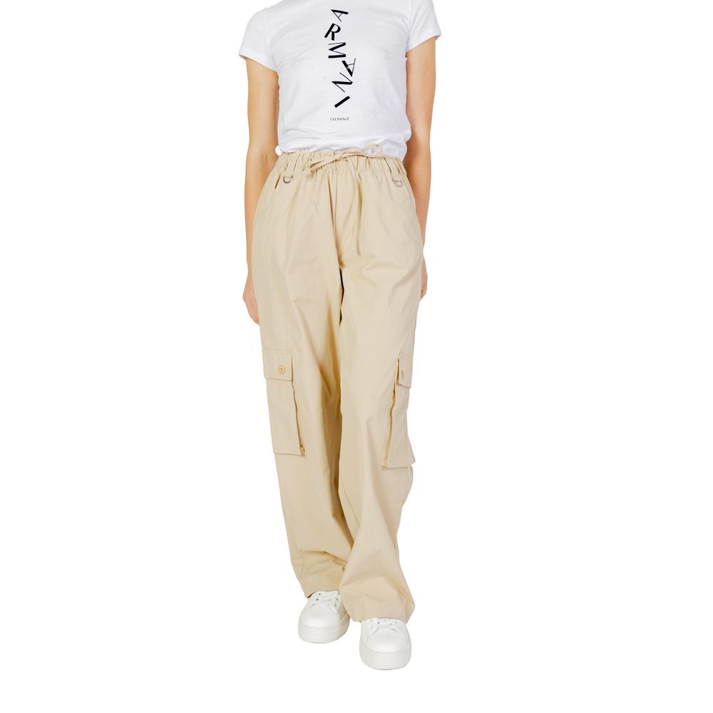 Only Beige Cotton Cargo Pants