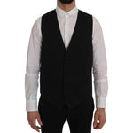 Dolce & Gabbana Black STAFF Cotton Vest SIG60362-2