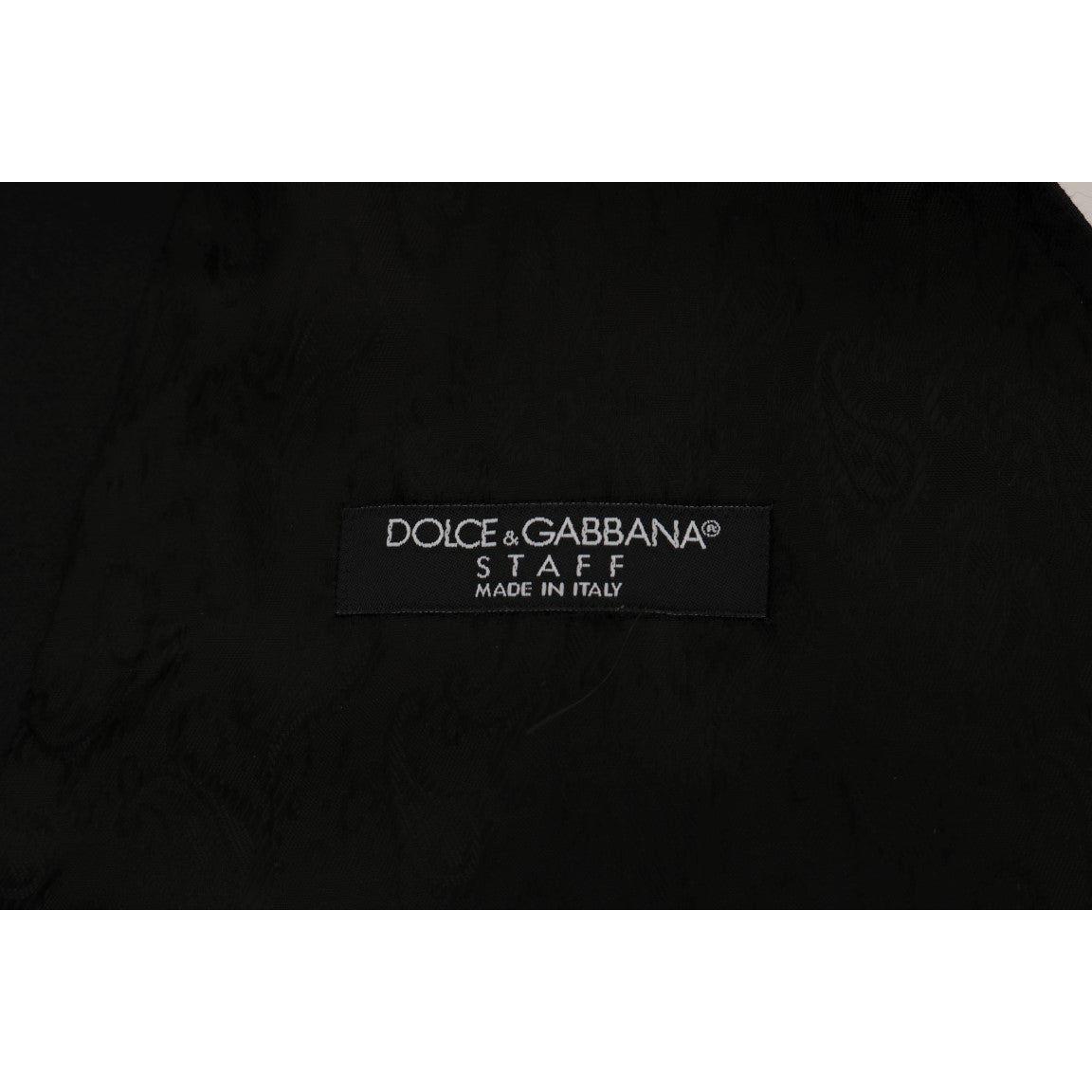 Dolce & Gabbana Black STAFF Cotton Vest SIG60362-2