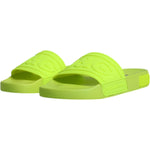 Dolce & Gabbana Green Rubber Slides Sandals Beachwear Shoes LA11988-36