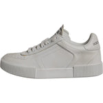 Dolce & Gabbana White Miami Leather Low Top Sneakers Shoes LA11993-36.5