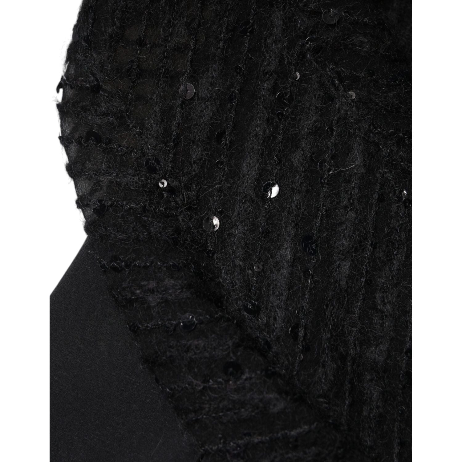 Brunello Cucinelli Black Silk Blend Long Sleeves Blouse Top