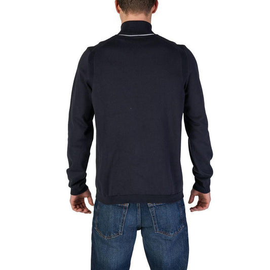 Hugo Boss Blue Cotton Cardigan BO-15919500010-IT46 | M