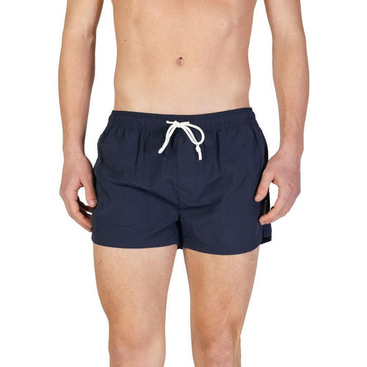 Hamaki-Ho Blue Polyester Swim Short HA-15940000010-IT44 | S