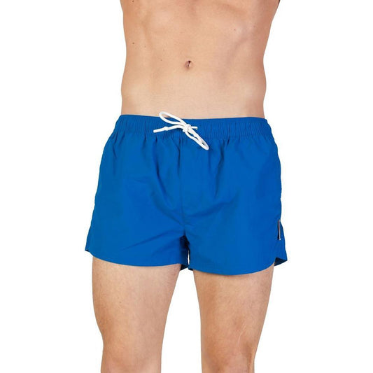 Hamaki-Ho Blue Polyester Swim Short HA-15940000126-IT44 | S