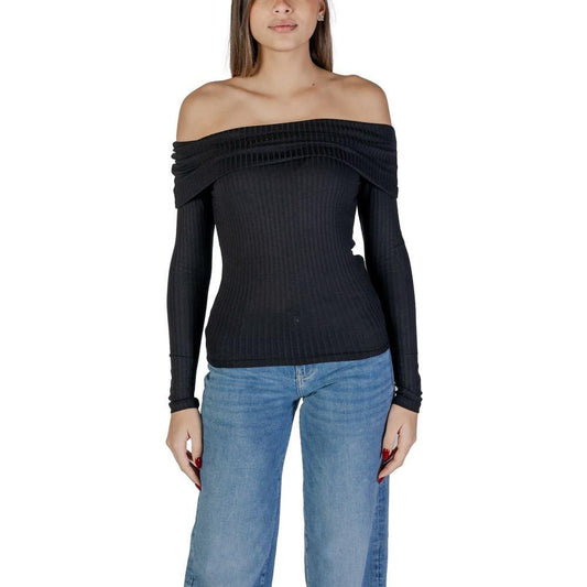 Jacqueline De Yong Black Viscose Sportswear JA-15926700009-IT42|M