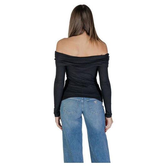 Jacqueline De Yong Black Viscose Sportswear JA-15926700009-IT42|M