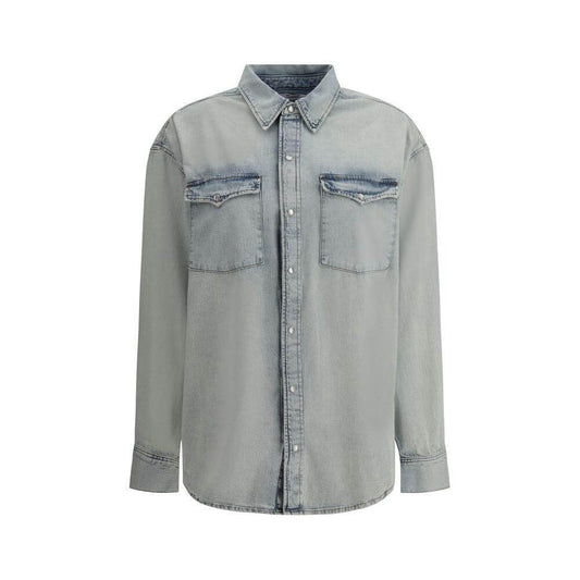RE/DONE Denim Shirt RE-12701WOSDNSHSUNFADEDBL-XS